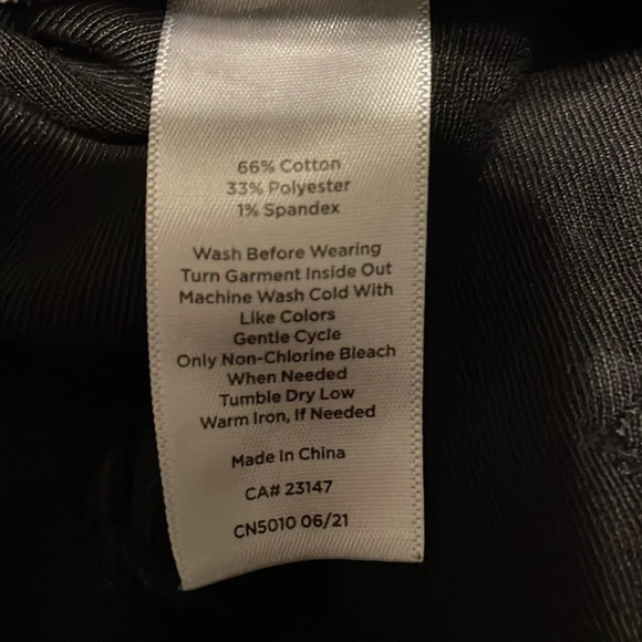 Talbots Black Denim Jegging Rhinestone Ankle Buttons 4 - Picture 9 of 13